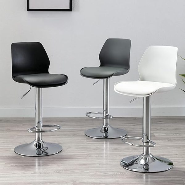 Alandair Bar Chair (Black/Silver) - Image 7