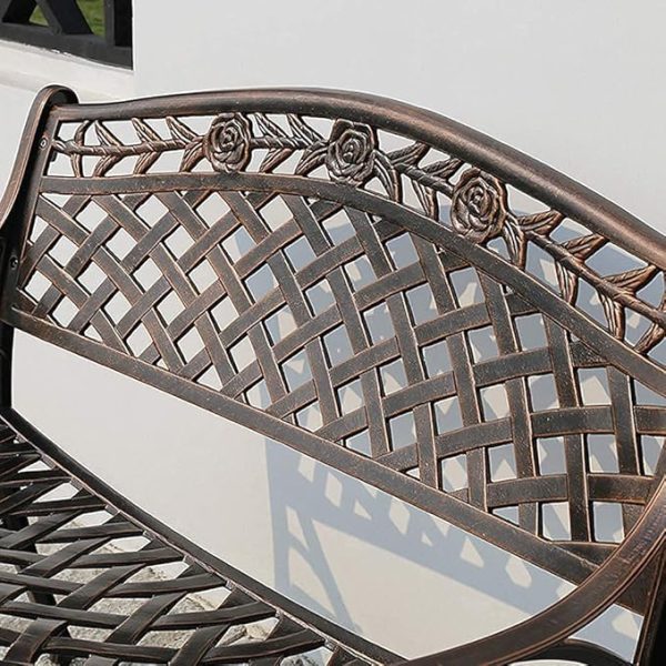 Antique Garden Park Bench Porch Chair - Image 6
