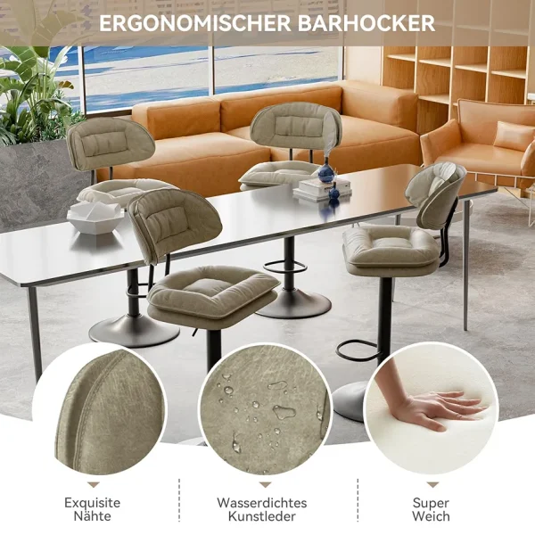 Hawsaiy Modern Bar Stools - Image 12