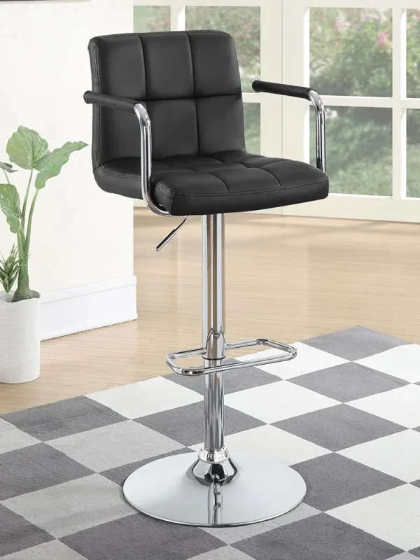 Modern Faux Leather Bar Stools - Image 23