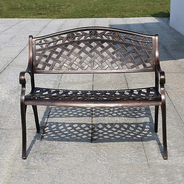 Antique Garden Park Bench Porch Chair - Image 5