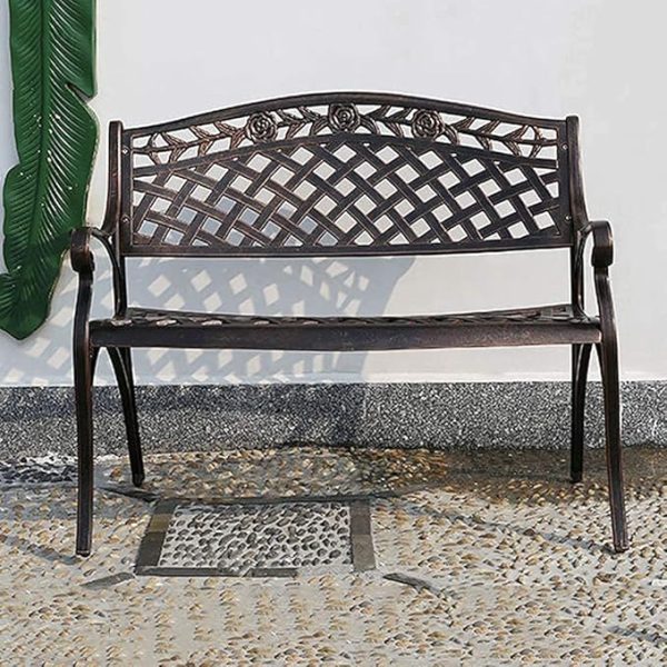 Antique Garden Park Bench Porch Chair - Image 7