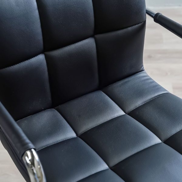 Modern Faux Leather Bar Stools - Image 5