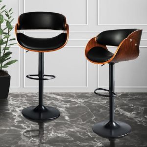 Wooden Swivel Barstools