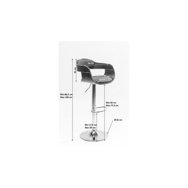 Bar Stool Costa Black - Image 9