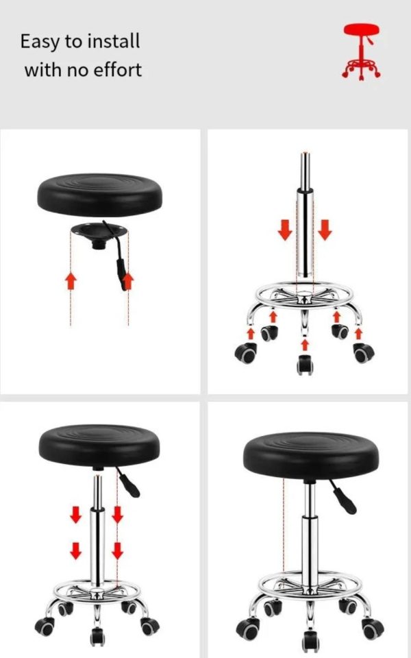 Round Bar Stool - Image 3