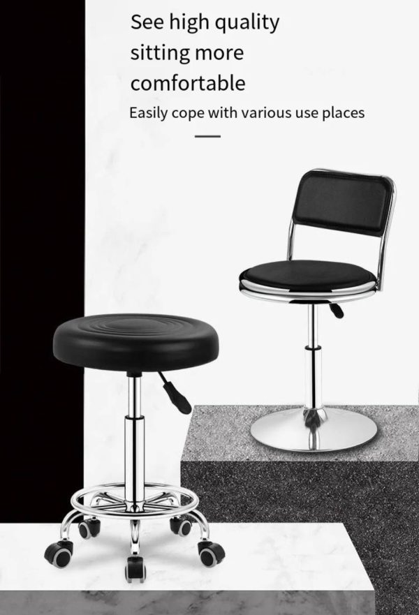 Round Bar Stool - Image 5
