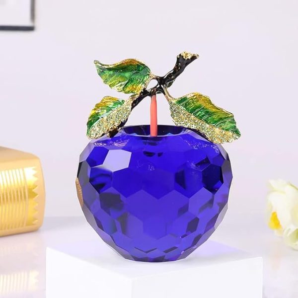 Crystal Apple Figurine – Elegant Decorative Showpiece & Paperweight - Image 15
