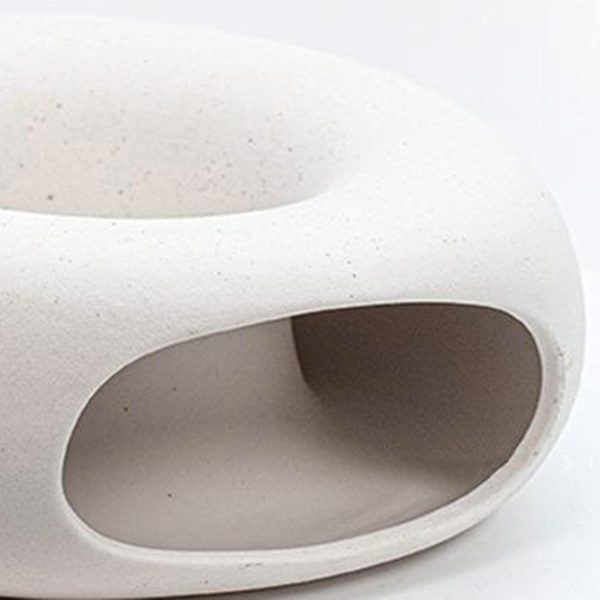 Nordic Donut Ceramic Flower Vase – Minimalist Round Home Decor - Image 6