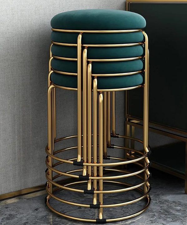 velvet stool - Image 3
