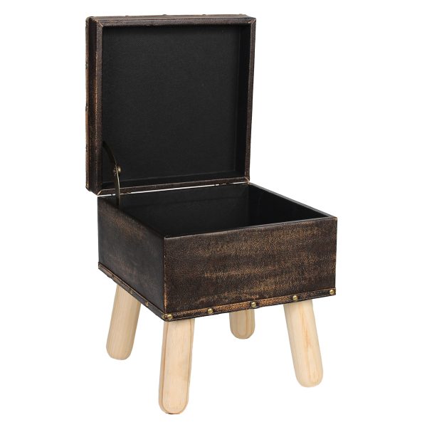 PU Leather Footstool - Image 8