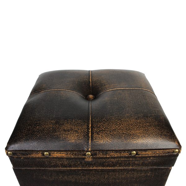 PU Leather Footstool - Image 7