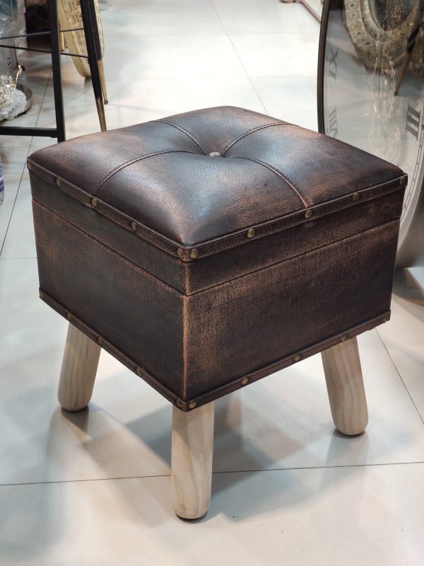 PU Leather Footstool - Image 17