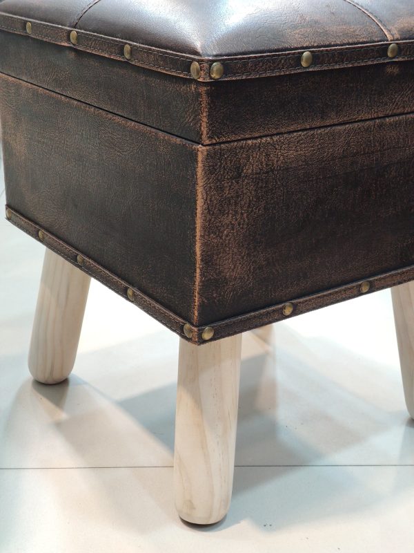 PU Leather Footstool - Image 16