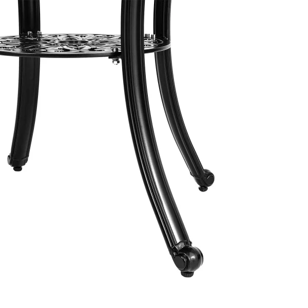 Luxury Garden Square Table – Cast Aluminum Outdoor Dining Table - Image 13