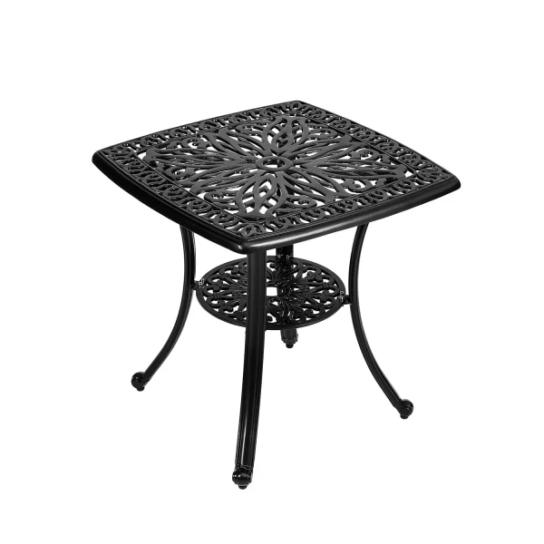 Luxury Garden Square Table – Cast Aluminum Outdoor Dining Table - Image 5