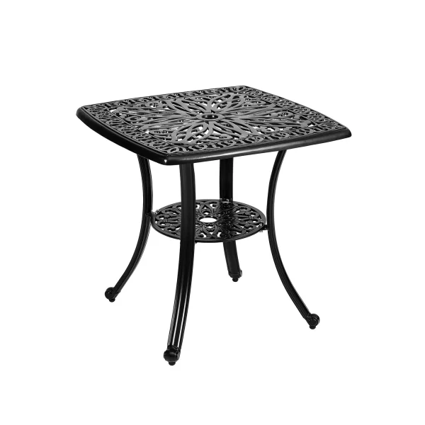 Luxury Garden Square Table – Cast Aluminum Outdoor Dining Table - Image 7