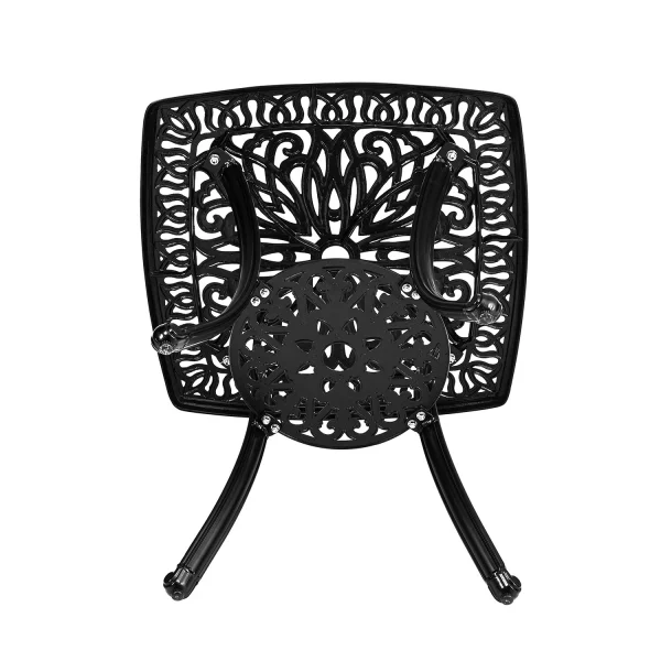 Luxury Garden Square Table – Cast Aluminum Outdoor Dining Table - Image 10